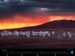 June - ALMA’s dramatic surroundings