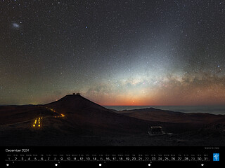 December - Sunset over Cerro Paranal