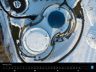 February — The ESO Supernova Planetarium & Visitor Centre under the snow