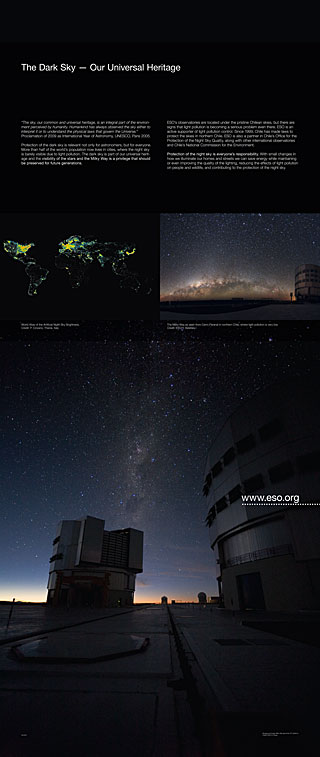 Light Pollution Exhibition Panel (standard, English)