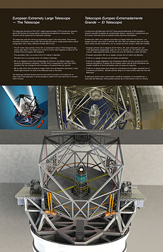 E-ELT, the Telescope (Paranal Visitor Centre, English, Spanish)