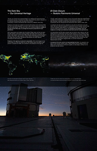 Light Pollution (Paranal Visitor Centre, English, Spanish)