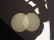 Venus Transit through Binoculars