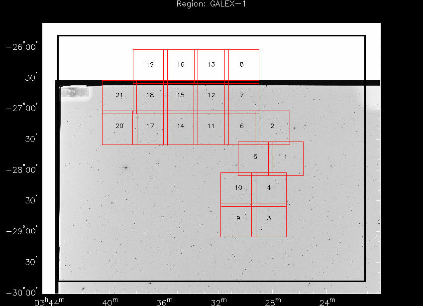 optical deep strategy for GALEX-1